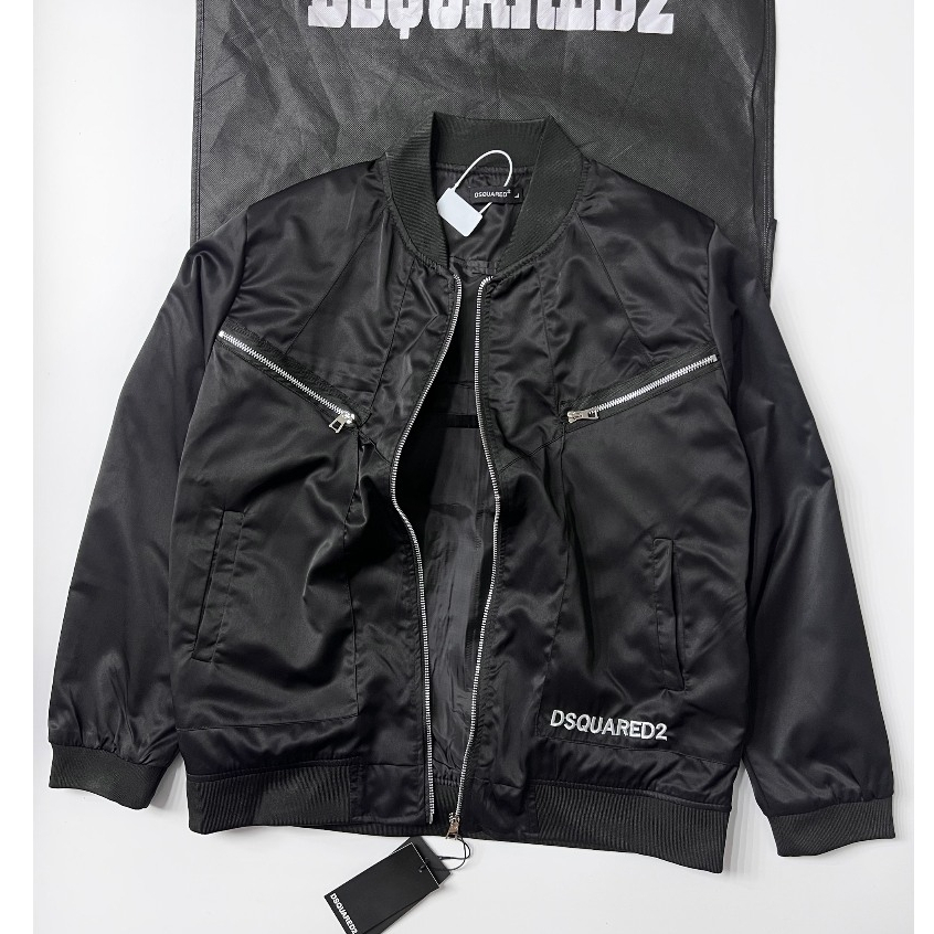 Áo Khoác DSQ họa tiết khóa chéo Bản Hot Mới Nhât Năm 2023