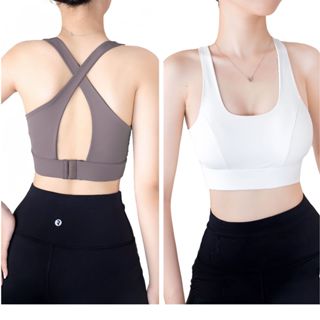 Áo Bra Thể Thao Nữ Dây Đan Chéo Lưng Khoá Gài Có Mút Ngực Reeta Basic Tập Yoga,Gym Chất Vải Co Giãn,Thoáng Khí-A3033