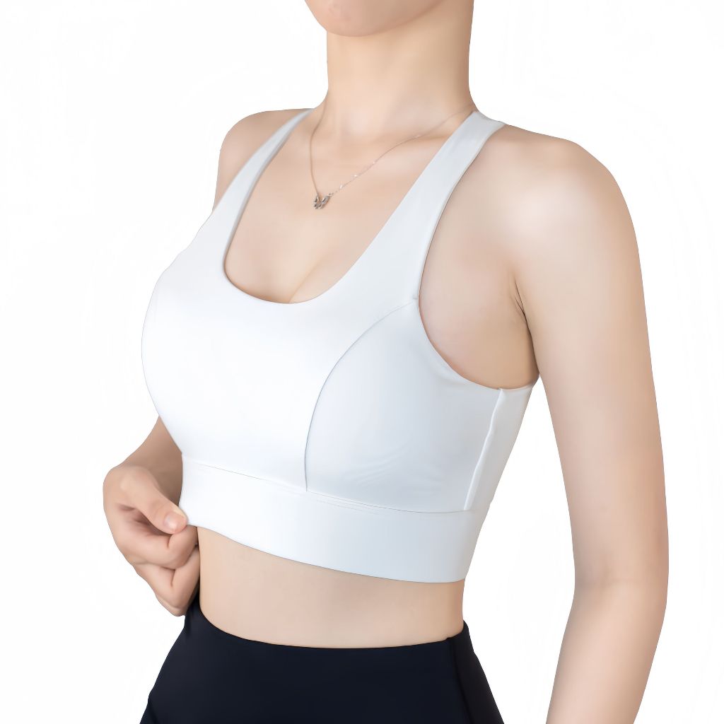 Áo Bra Thể Thao Nữ Dây Đan Chéo Lưng Khoá Gài Có Mút Ngực Reeta Basic Tập Yoga,Gym Chất Vải Co Dãn,Thoáng Khí-A2300