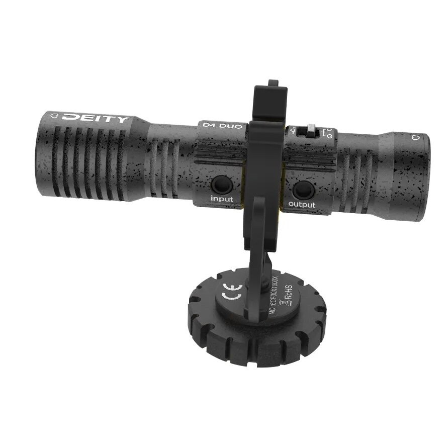 Micro Shotgun Deity D4 Duo Mic thu âm cho điện thoại, máy ảnh DSLR, máy quay vlog, asmr, mukbang, livetream, youtube