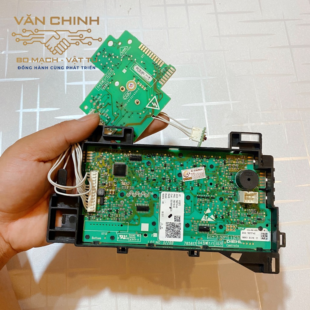 Bo Mạch Máy Giặt AQUA Inverter Cửa Ngang AQD-DD850E, AQD-DD950E