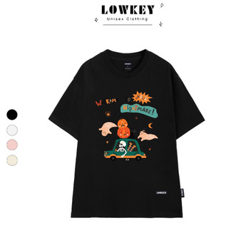  Áo thun unisex nam nữ Nightmare Halloween  LOWKEY đẹp K0114 - Cotton thấm hút mồ hôi 