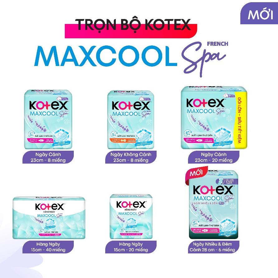 Băng vệ sinh Kotex Hàng Ngày Max Cool Spa