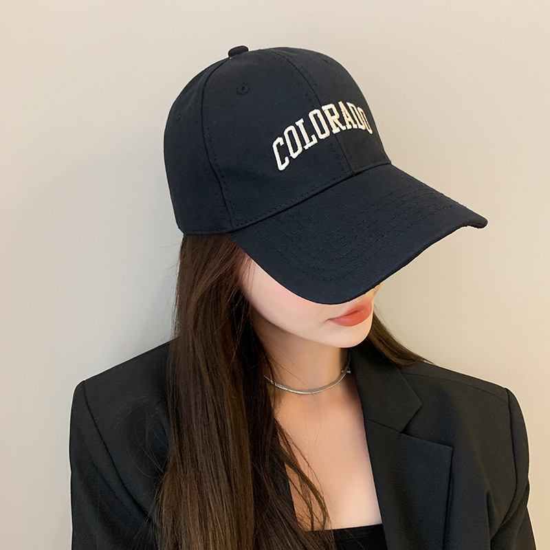 Mũ lưỡi trai, nón kết chất liệu vải Kaki thêu chữ COLORADO from mềm Unisex đi học đi chơi SOLILA STORE