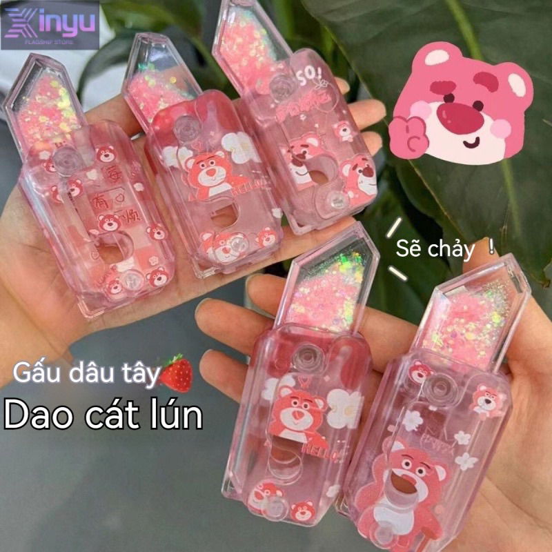 Dao cà rốt gấu dâu có kim tuyến mẫu mới nhất hot trend