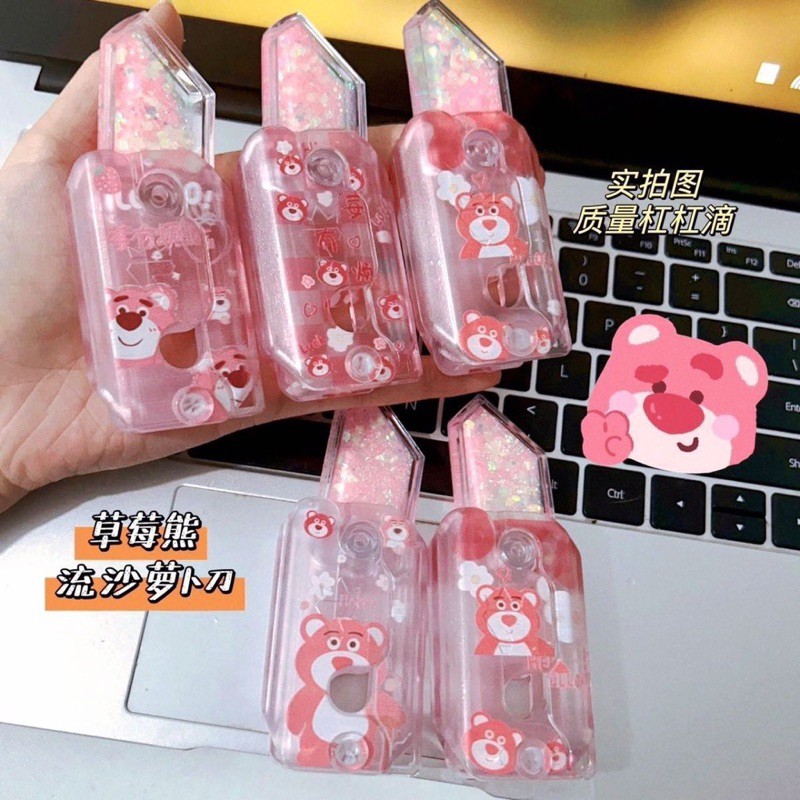 Dao cà rốt gấu dâu có kim tuyến mẫu mới nhất hot trend