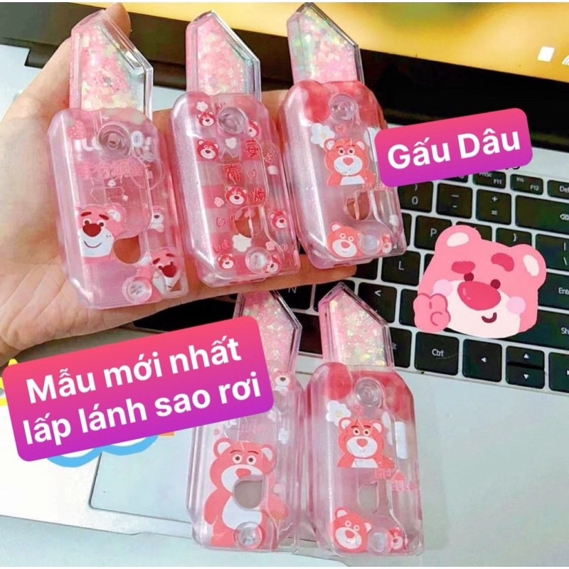 Dao cà rốt gấu dâu có kim tuyến mẫu mới nhất hot trend