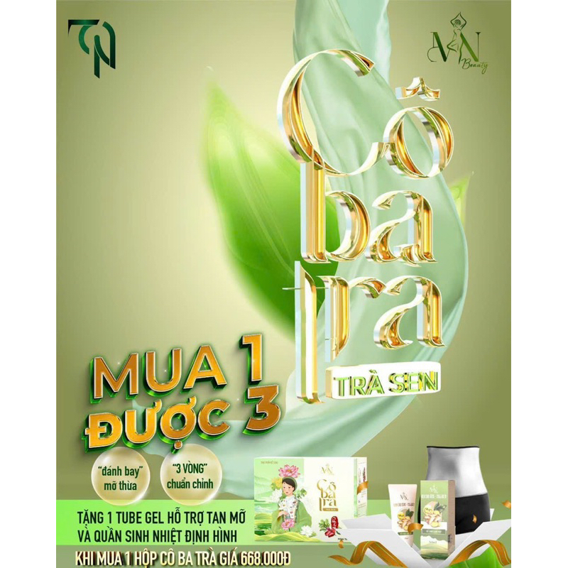 Trà Sen Cô Ba Trà  chính hãng