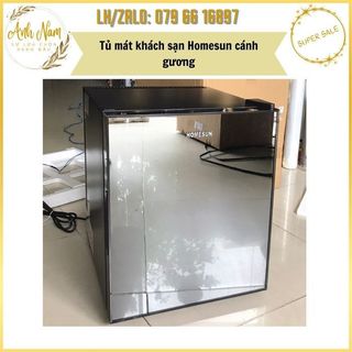 Tủ mát minibar Homesun cửa gương 36L