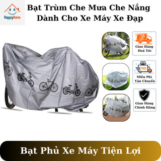 Bạt phủ xe máy chống nắng mưa, bạt trùm xe tránh bụi bẩn chống thấm tuyệt đối bạt trùm cả xe