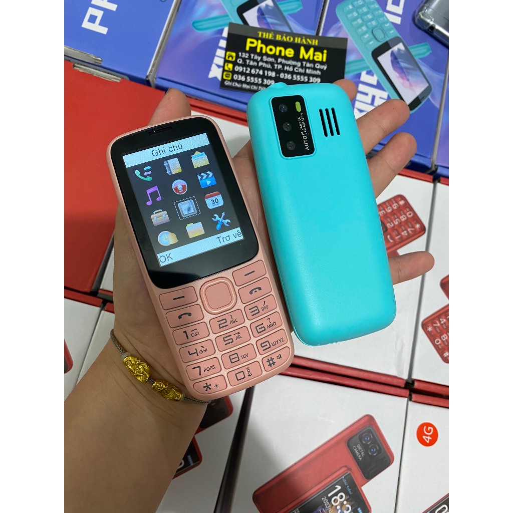 Điện thoại Người Già H11 Sóng 4G 2 Sim Loa To, Sóng Khỏe, Pin cực trâu - Full box - BH 12 Tháng