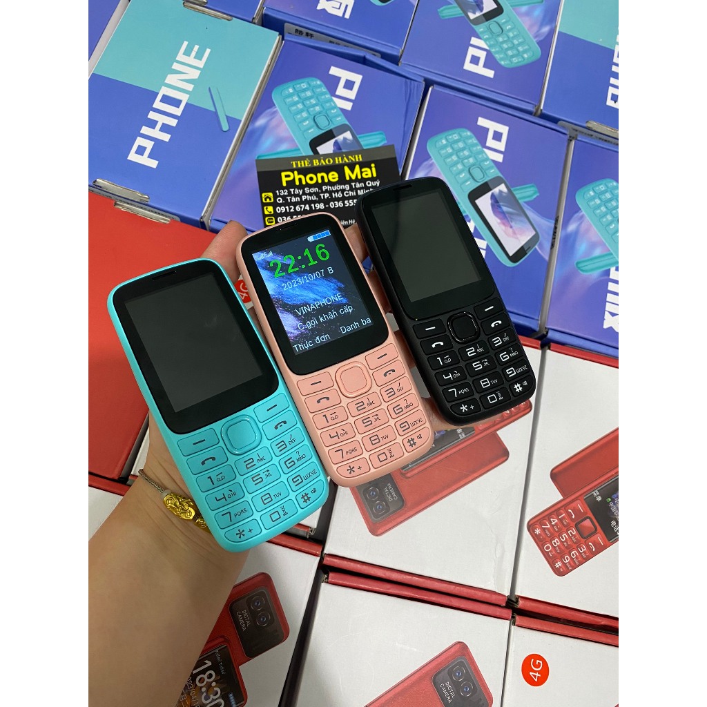 Điện thoại Người Già H11 Sóng 4G 2 Sim Loa To, Sóng Khỏe, Pin cực trâu - Full box - BH 12 Tháng