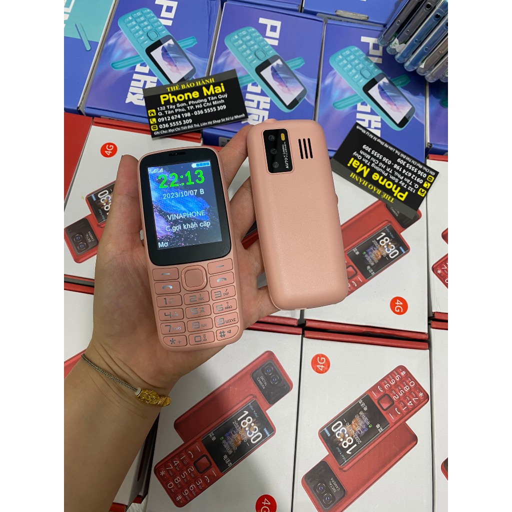 Điện thoại Người Già H11 Sóng 4G 2 Sim Loa To, Sóng Khỏe, Pin cực trâu - Full box - BH 12 Tháng