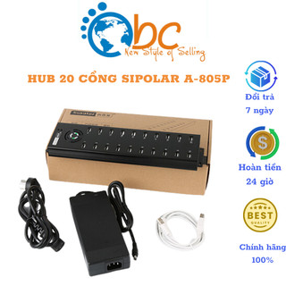Hub 20 cổng, Sipolar 20 Port Chuyên cắm Dcom 3G 4G, Phone, Điện thoại ...