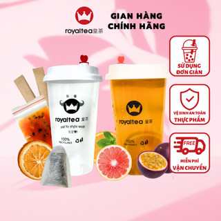 Trà Sữa ❤️FREESHIP❤️ Royaltea Trà Chanh Leo Cam Đào. Sản Phẩm [CHÍNH HÃNG] Royaltea