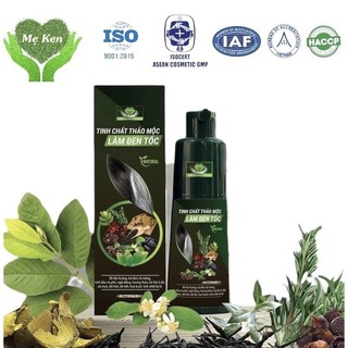 Tinh chất thảo mộc làm đen tóc Mẹ Ken 200ml; dầu gội phủ bạc, 100% thiên nhiên
