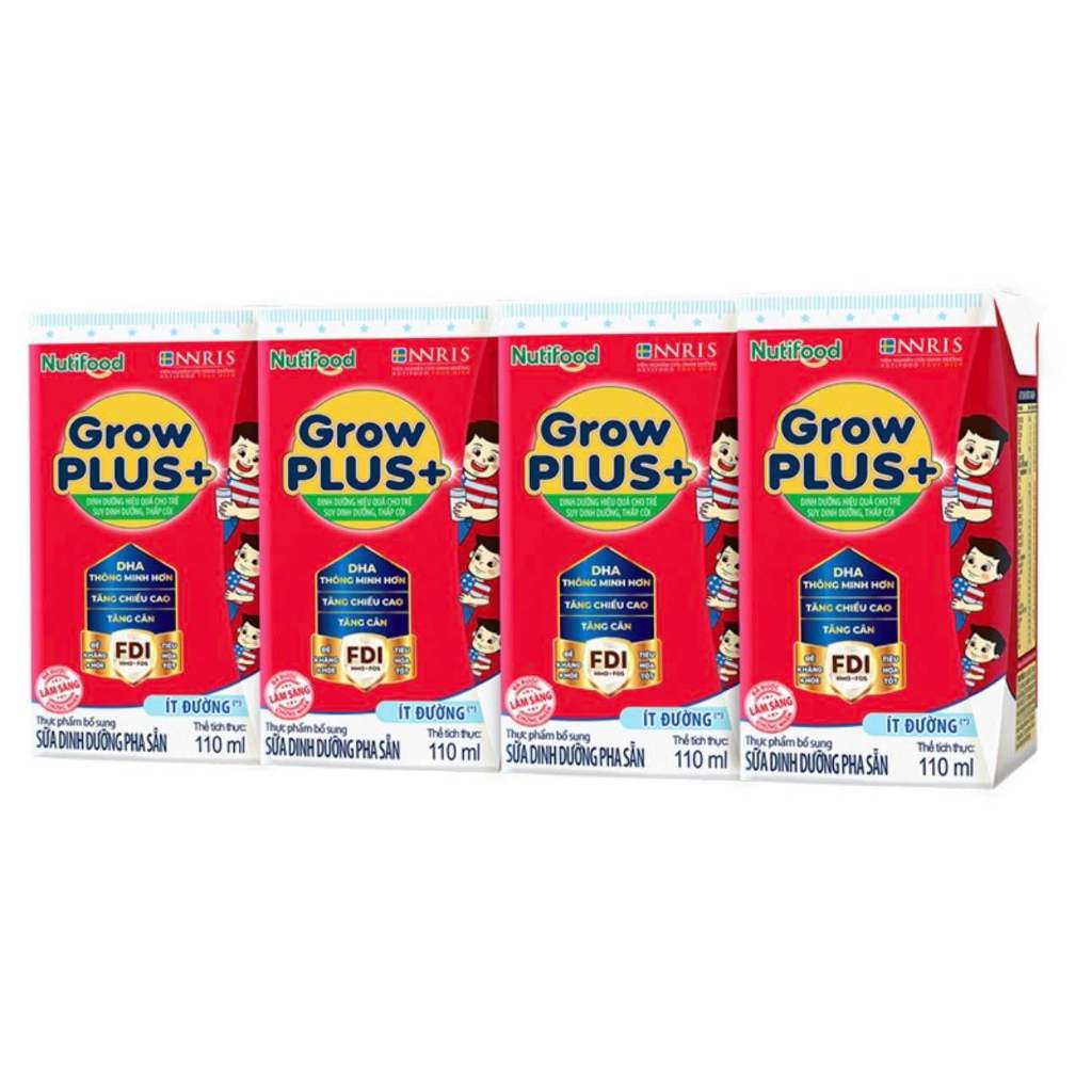 Sữa Pha Sẵn Growplus Nutifood 110ml/180ml