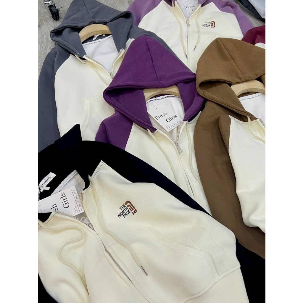 Áo khoác nỉ 2 da tay ráp lăng