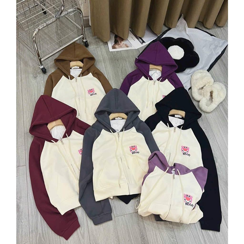 Áo khoác nỉ 2 da tay ráp lăng