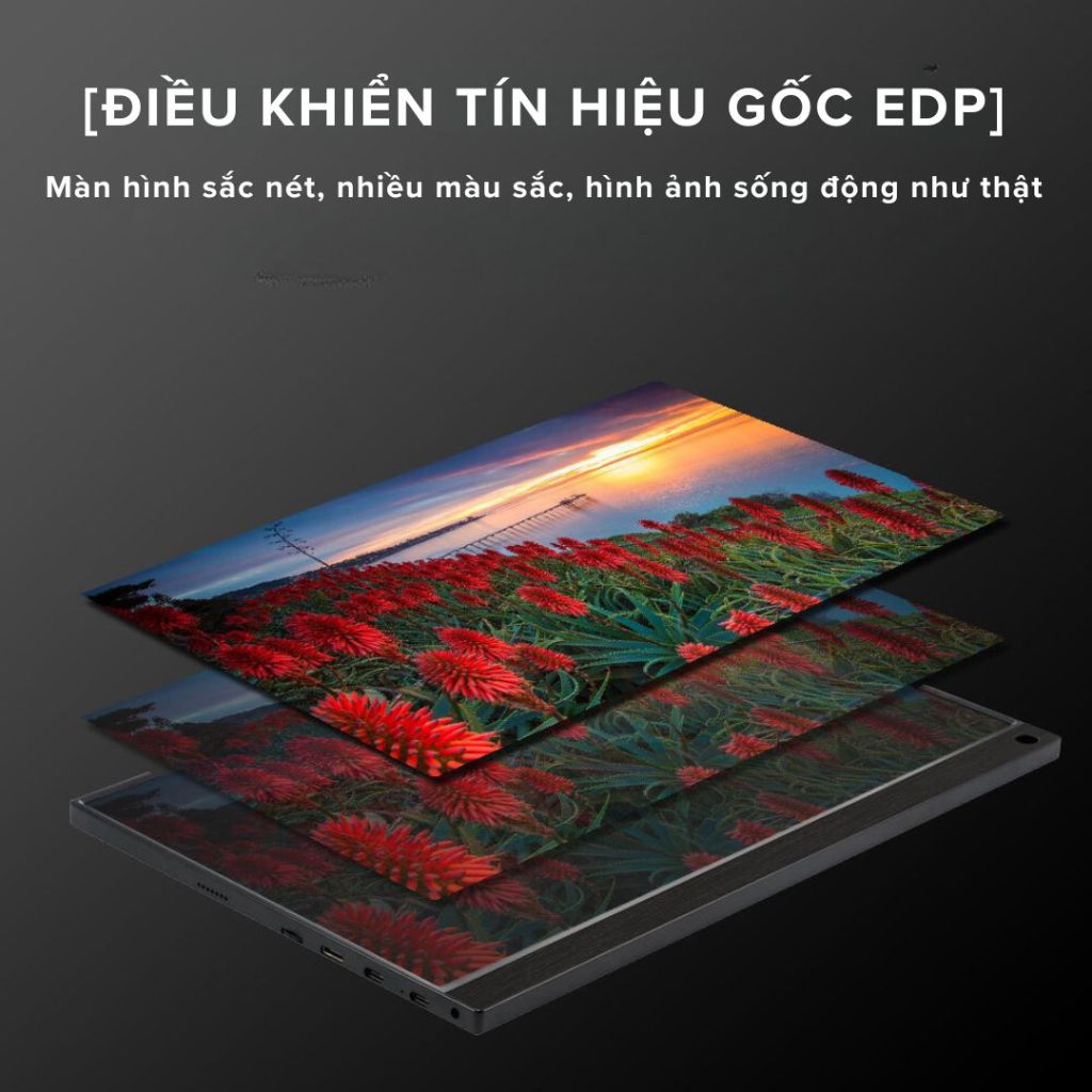 Màn Hình Di Động 15.6inch IPS FHD/2K/4K Type C HDMI, Màn Hình Thay Thế Cho Điện Thoại, Máy tính, Laptop