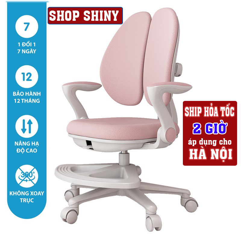 Ghế Ngồi Học Chống Gù Giúp Con Có Tư Thế Ngồi Lành Mạnh Chuẩn Khoa Học ( Tặng Bọc Ghế)