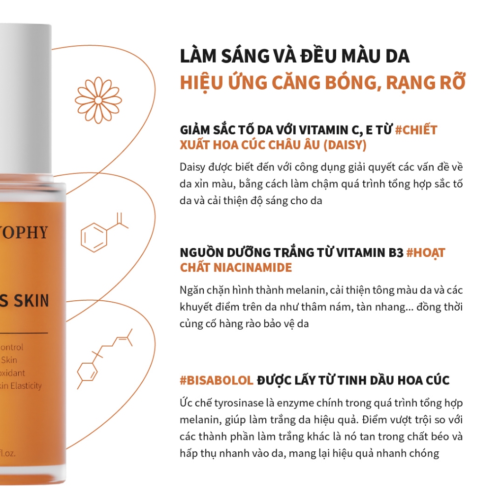 Tinh chất dưỡng sáng da Caryophy glass skin serum 50ml