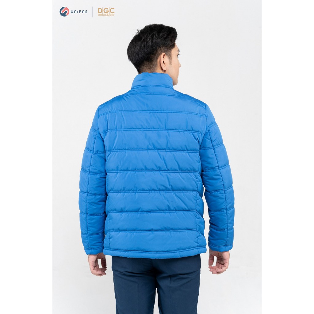 Áo khoác phao nam chống thấm nước DGCs 3 lớp thiết kế chần ngang vải Polyester - WAJKBB07M