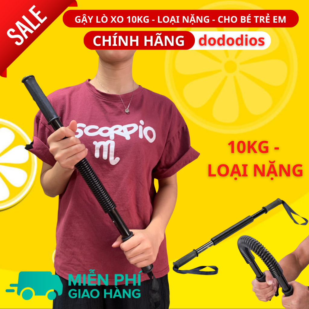 Thanh gậy lò xo 10 kg dododios cho trẻ em tập thể dục thể thao tại nhà