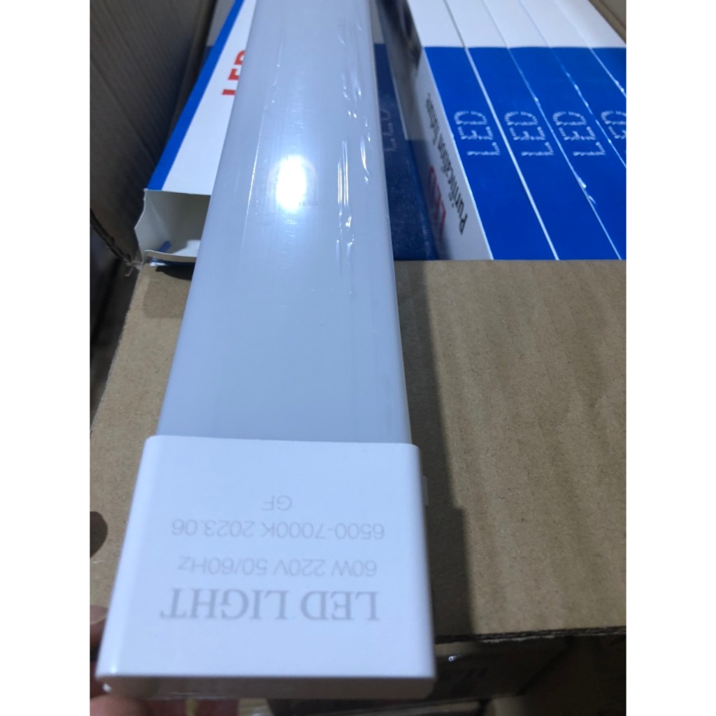 Combo 3 Đèn Tuýp Led 60W, Đèn Bán Nguyệt 1m2 Ánh Sáng Trắng, Bóng Tuýp Led Liền Máng Đầu Vuông, Bóng Đèn Led 60W