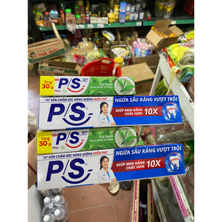 Kem đánh răng P/S ngừa sâu răng 180g TẶNG THÊM CÂY 30G