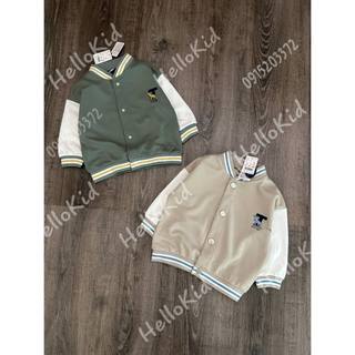 Áo khoác nỉ bomber thêu xuất Nhật cho bé