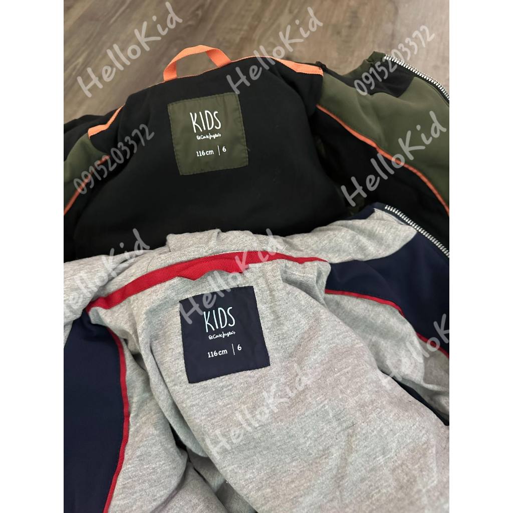 Áo khoác nhẹ xuất Âu cho bé