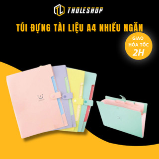 Túi Đựng Tài Liệu, Giấy A4, Bìa Dày, Chắc Chắn Nhiều Ngăn Tholeshop 9066