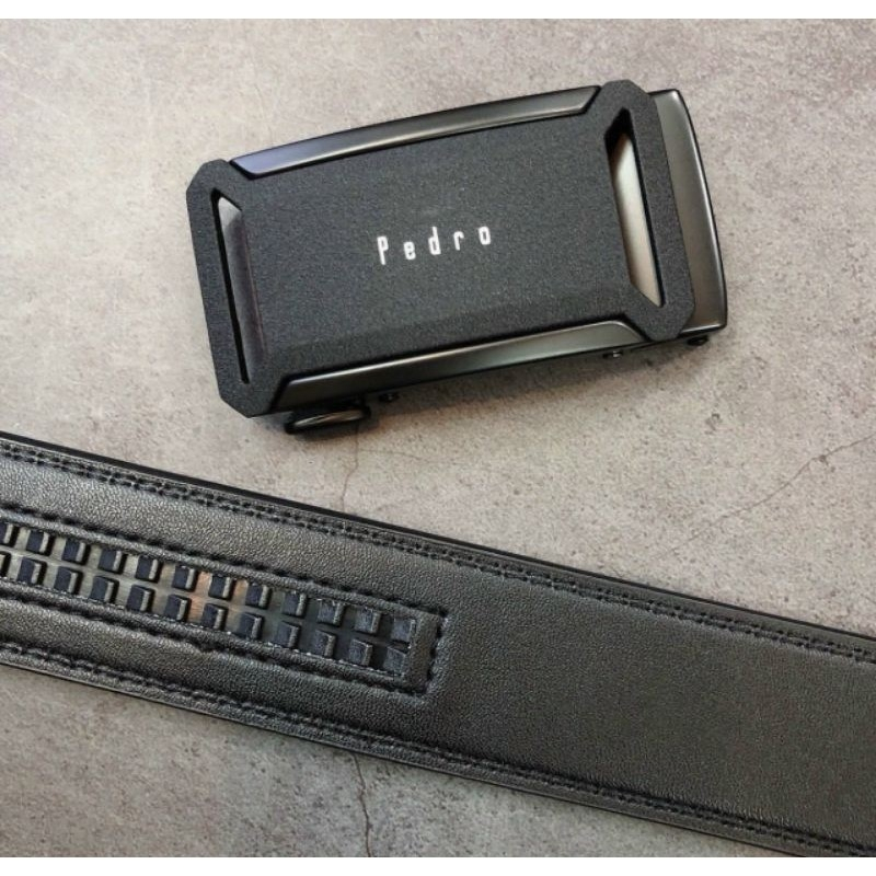 Thắt lưng nam pedro mẫu mới 1m2 x3.5cm full box + túi giấy