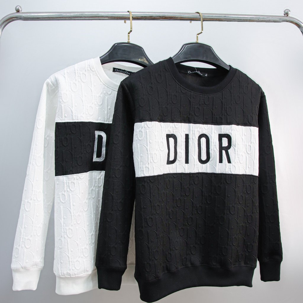 Áo nỉ thu đông dài tay - áo thun tay dài lv Dập Nổi chất vải cao cấp mẫu mới giá rẻ