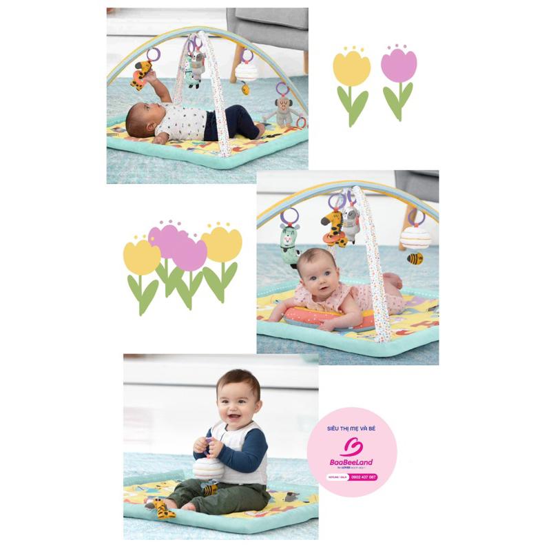 Thảm Nằm Chơi Có Thú Bông Skip Hop Cho Bé - BAABEELAND