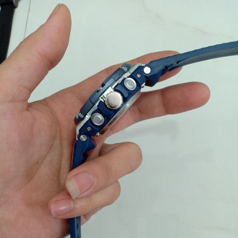 Đồng hồ si nhật nam hiệu CASIO G-SHOCK 2 máy độ mới cao 99% phù hợp nam tay to