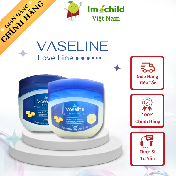 Sáp Dưỡng Ẩm Đa Năng Vaseline Love Line - FranceEiffel Lọ 50ml