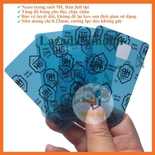 Miếng dán bảo vệ căn cước công dân CCCD/ Bằng lái xe GPLX ,miếng dán cường lực dẻo nano 9h+