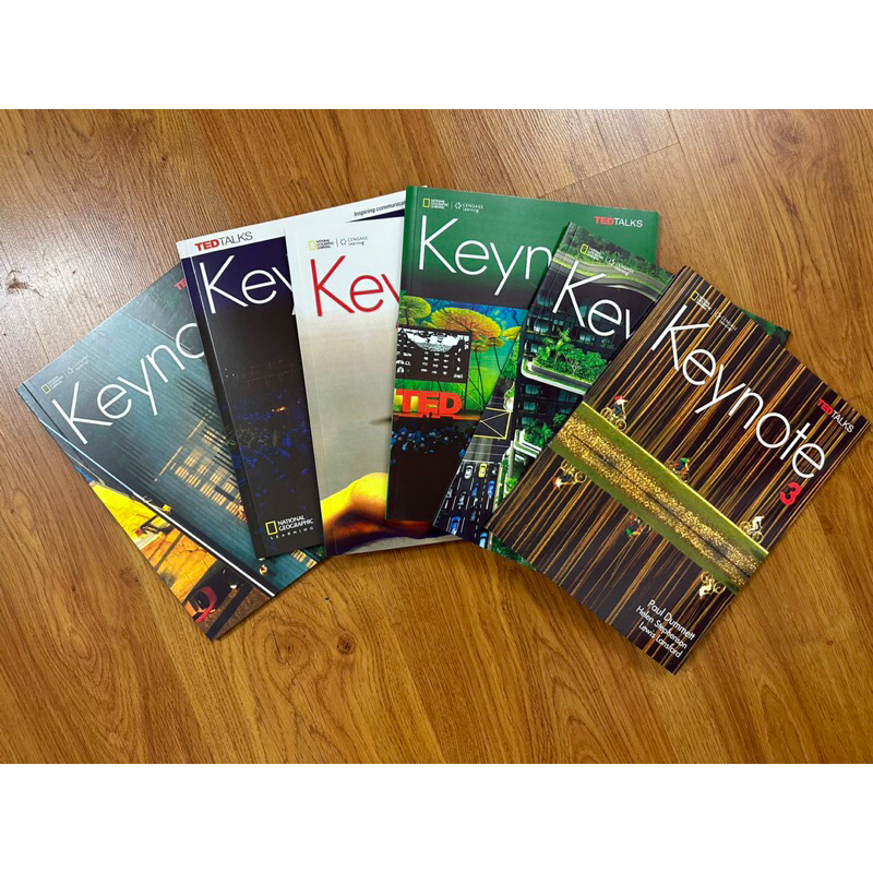 Keynote bộ 6q nhập màu kèm file audio video và answer key