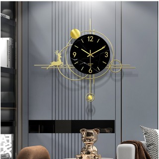 Đồng hồ treo tường trang trí phòng khách đẹp 283