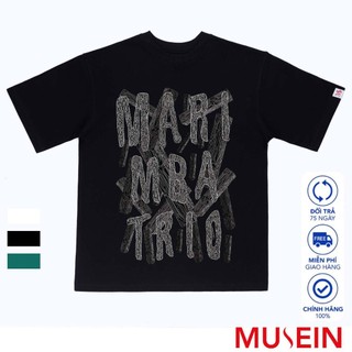 Áo Thun Tay Lỡ Unisex Marimba Trio 100% Vải Cotton 2C 250GSM - Musein Brand Chính Hãng