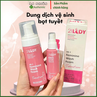 Dung dịch vệ sinh tạo bọt 2 Lady combo phụ khoa Magic Skin
