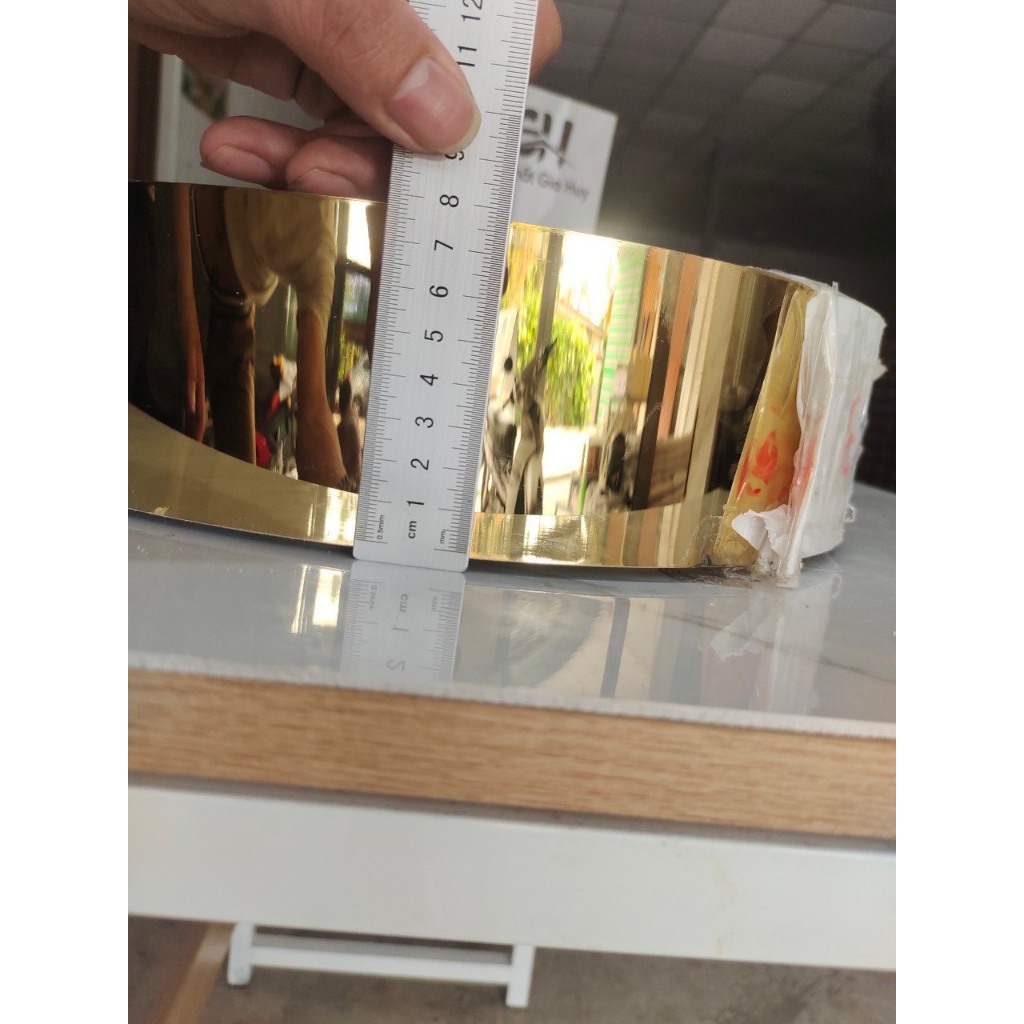 Lập là inox vàng gương. Nẹp inox trang trí nội ngoại thất, giá theo md. phuonganh2109