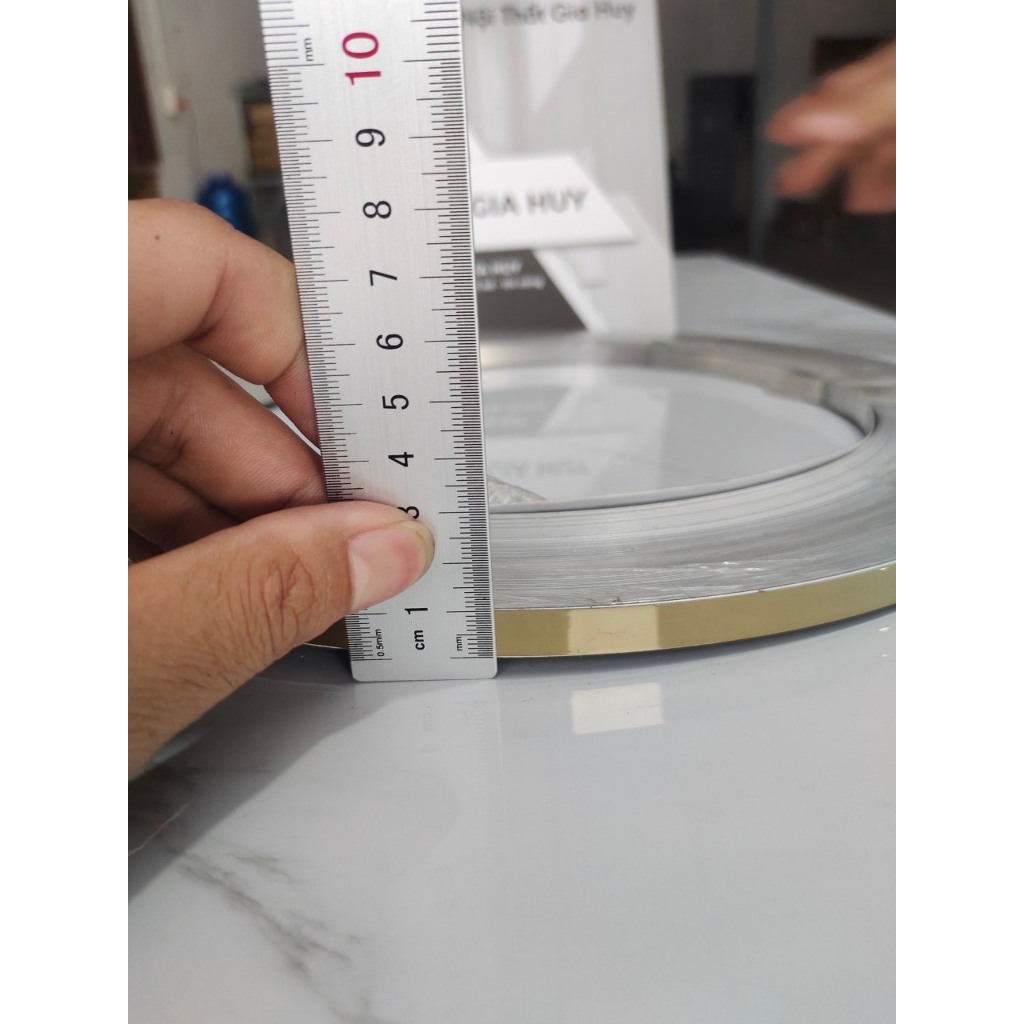 Lập là inox vàng gương. Nẹp inox trang trí nội ngoại thất, giá theo md. phuonganh2109