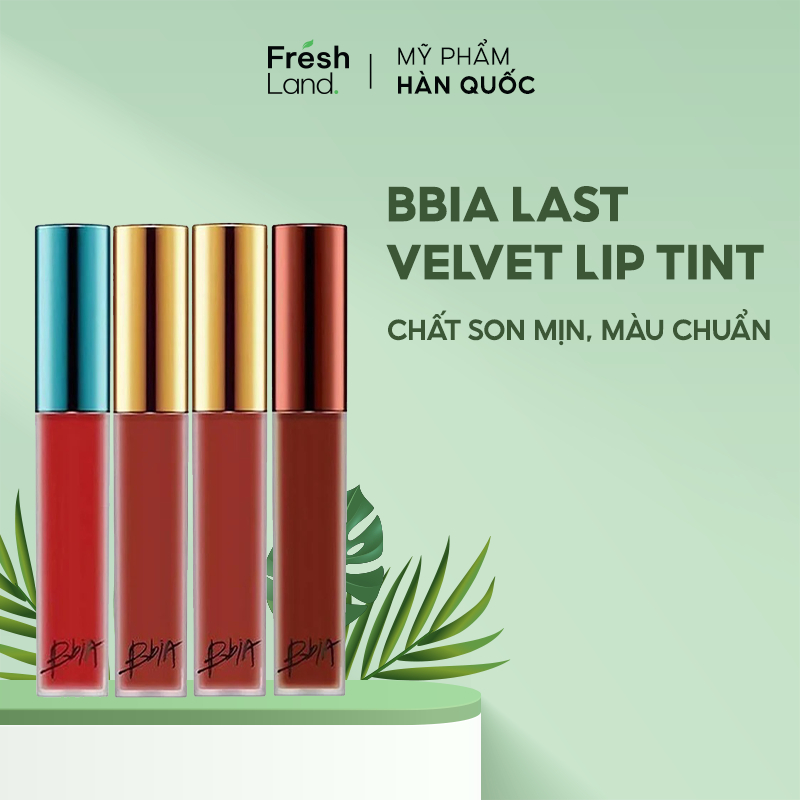 Son kem lì BBIA Last Velvet Lip Tint