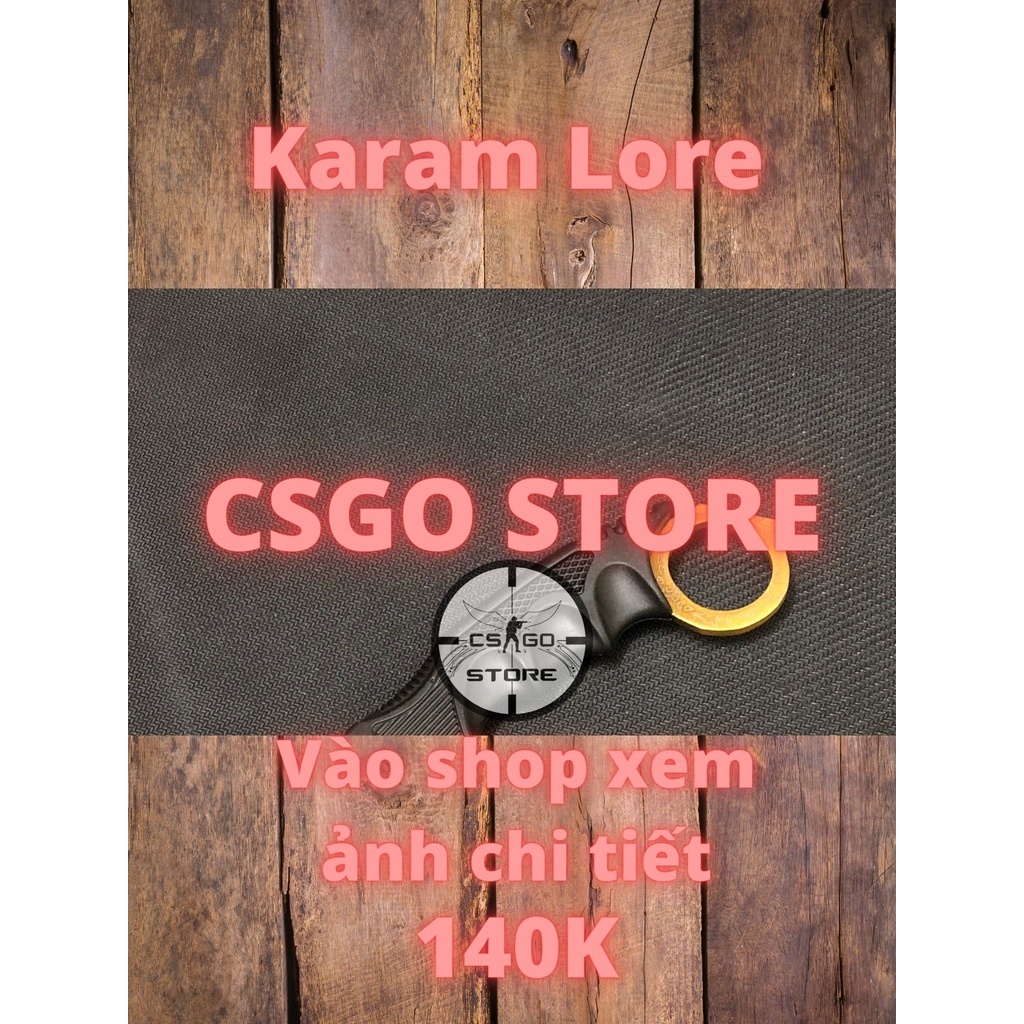 Đồ Chơi CSGO trang trí karam tay cầm nhựa ABS thân kim loại