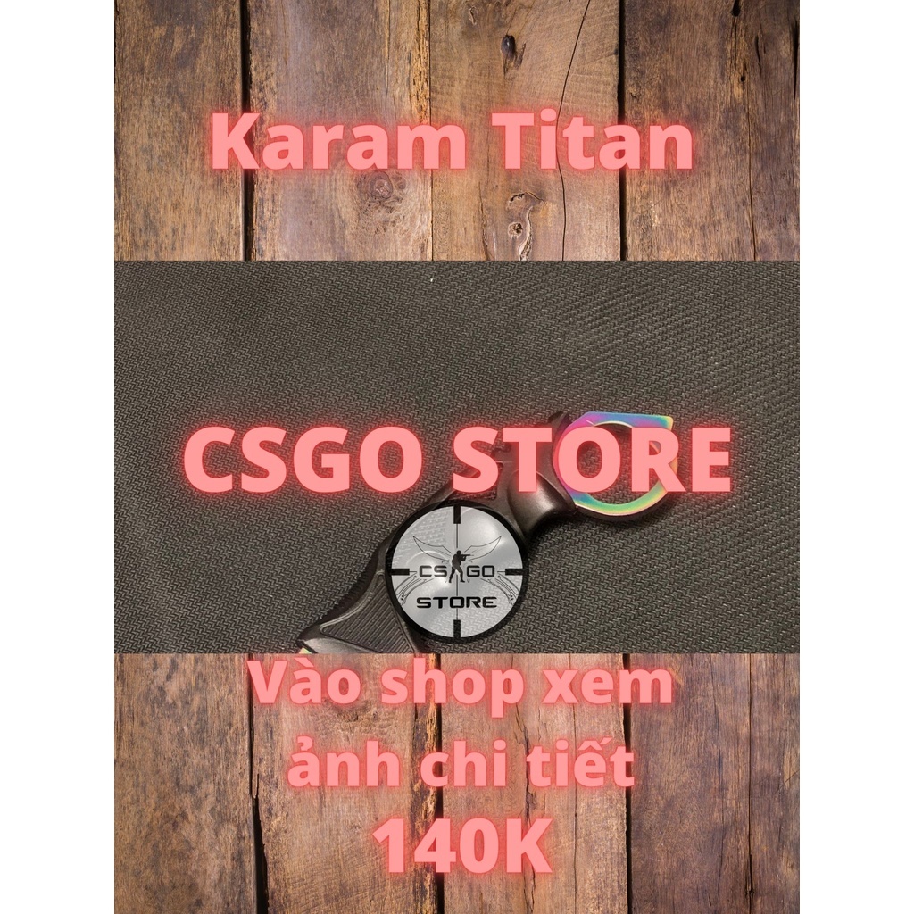 Đồ Chơi CSGO trang trí karam tay cầm nhựa ABS thân kim loại