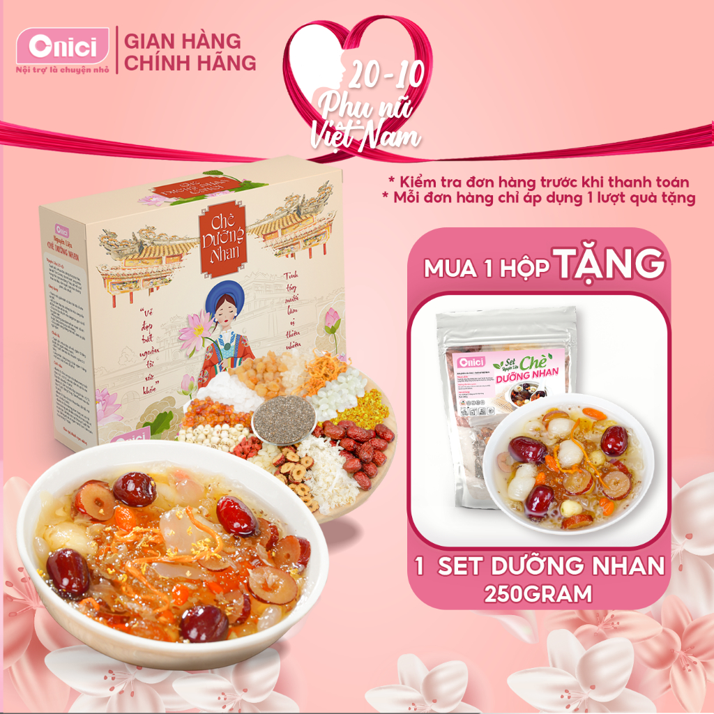 Hộp chè dưỡng nhan 15 nguyên liệu thượng hạng Bếp Của Mẹ ONICI 700gr