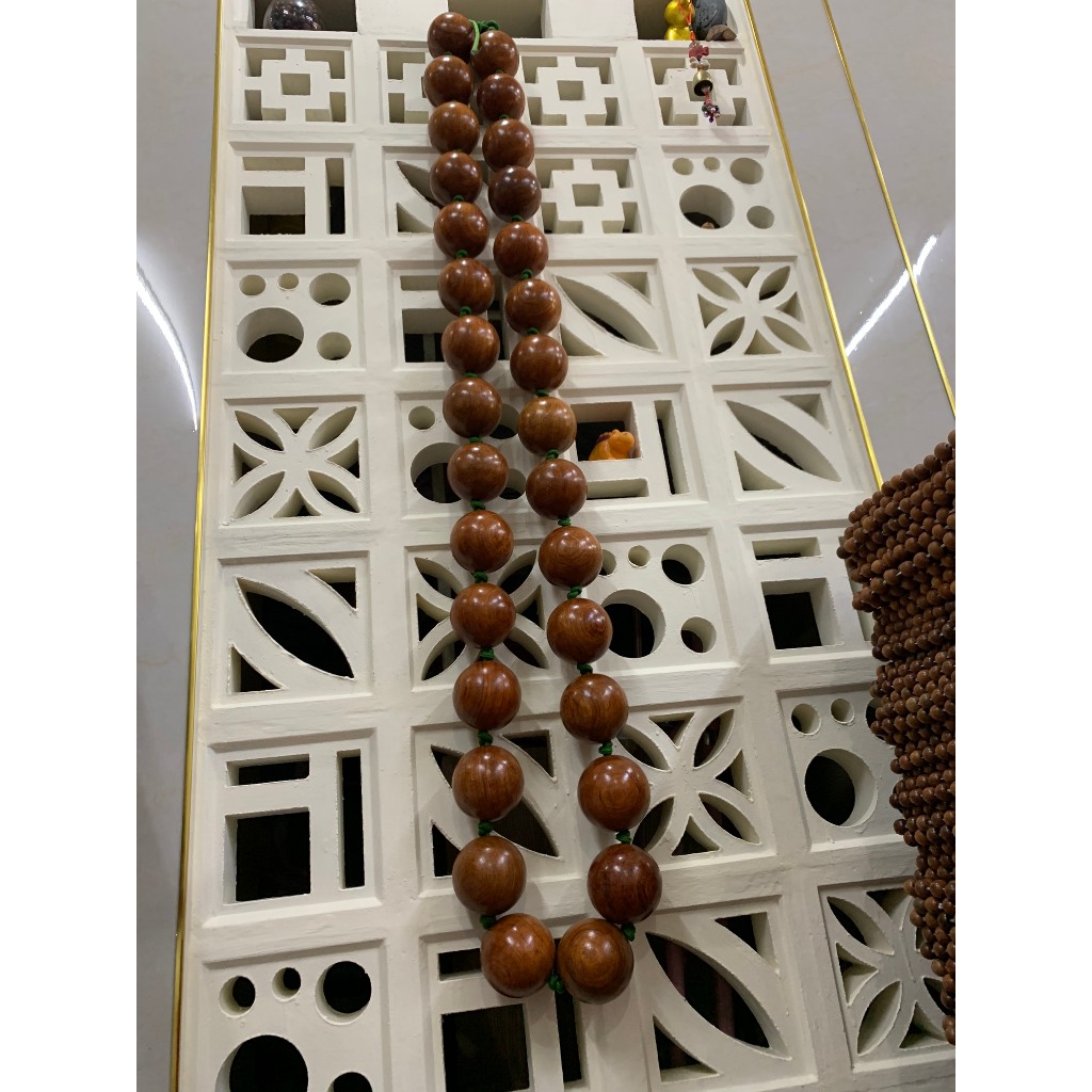 Vòng Lắc Eo , Vòng Lắc Hạt Gỗ Hương 5cm